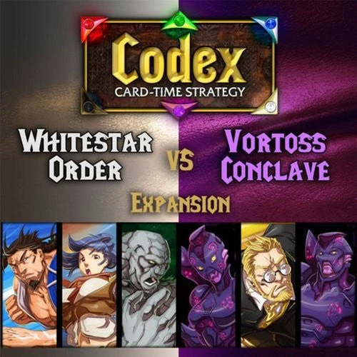 Sirlin Games Codex: Card-Time Strategy - Whitestar Order Vs. Vortoss Conclave Expansion Board Games 1 Sirlin Games Codex: Card-Time Strategy - Whitestar Order Vs. Vortoss Conclave Expansion Board Games