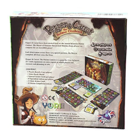 Loyalist Games Pepper & Carrot: The Potion Contest - Deluxe Edition (German Import) Board Games 2 Loyalist Games Pepper & Carrot: The Potion Contest - Deluxe Edition (German Import) Board Games