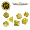 Renegade Game Studios Jun 20-26, 2022 Power Rangers: Roleplaying Game Dice Set - Yellow