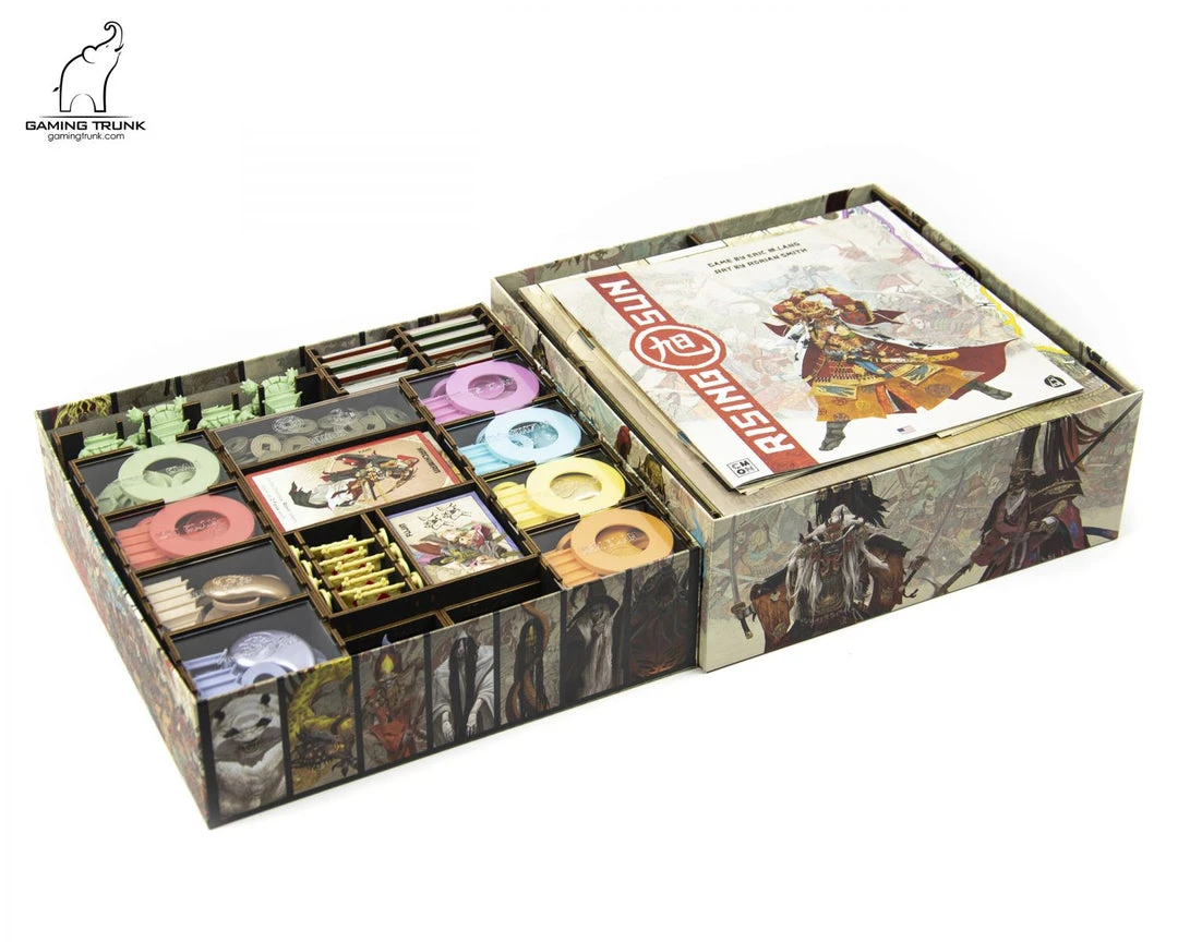Gaming Trunk - Rising Star Organizer For Rising Sun™ KS Edition (Unstained) 1 Gaming Trunk - Rising Star Organizer For Rising Sun™ KS Edition (Unstained)