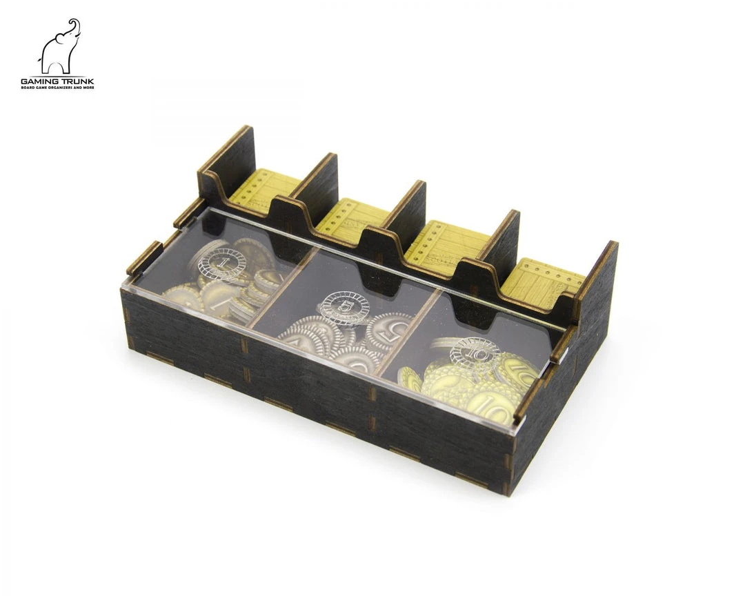 Gaming Trunk - Caledonia Organizer For Clans Of Caledonia™ Revision 2 (Natural Unstained) 6 Gaming Trunk - Caledonia Organizer For Clans Of Caledonia™ Revision 2 (Natural Unstained)