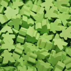 May 16-22, 2022 MeepleSource - Mini Meeples Pack (25 Pcs) - Lime Green