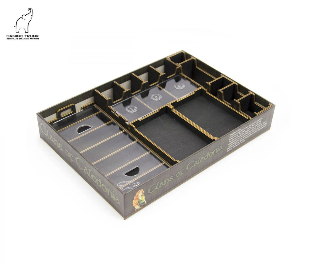 Gaming Trunk - Caledonia Organizer For Clans Of Caledonia™ Revision 2 (Natural Unstained) 9 Gaming Trunk - Caledonia Organizer For Clans Of Caledonia™ Revision 2 (Natural Unstained)