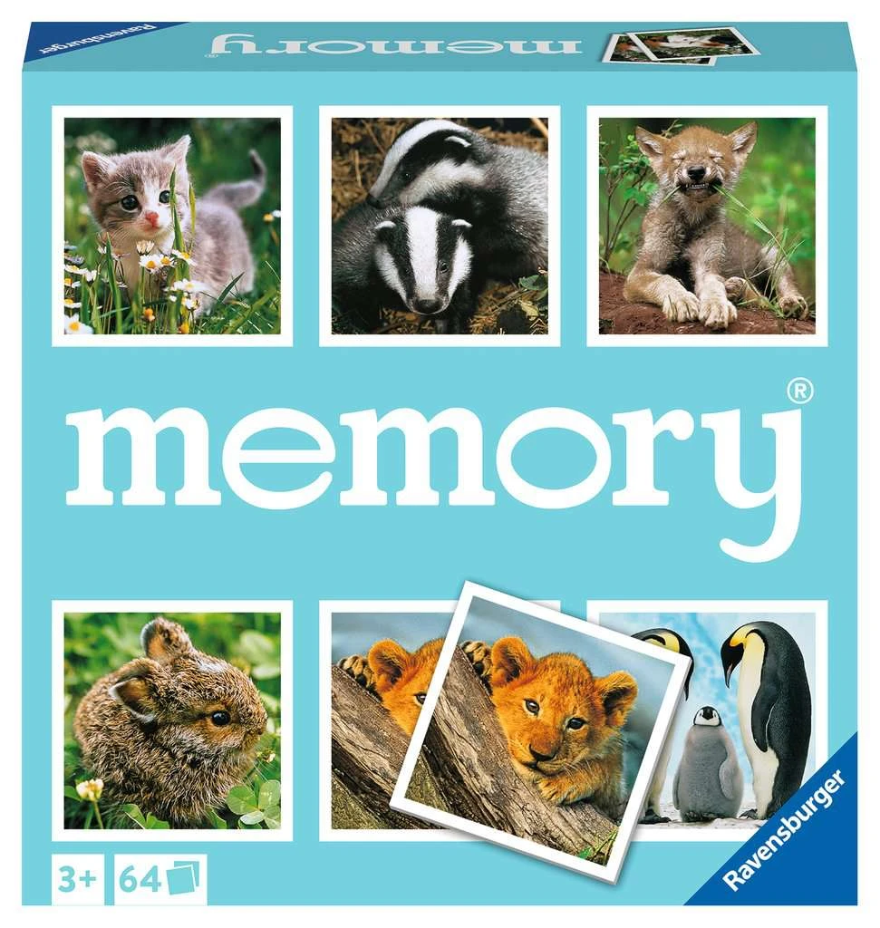 Ravensburger Memory - Animal Babies Large Memory Game Best Selling Children Games 1 Ravensburger Memory - Animal Babies Large Memory Game Best Selling Children Games