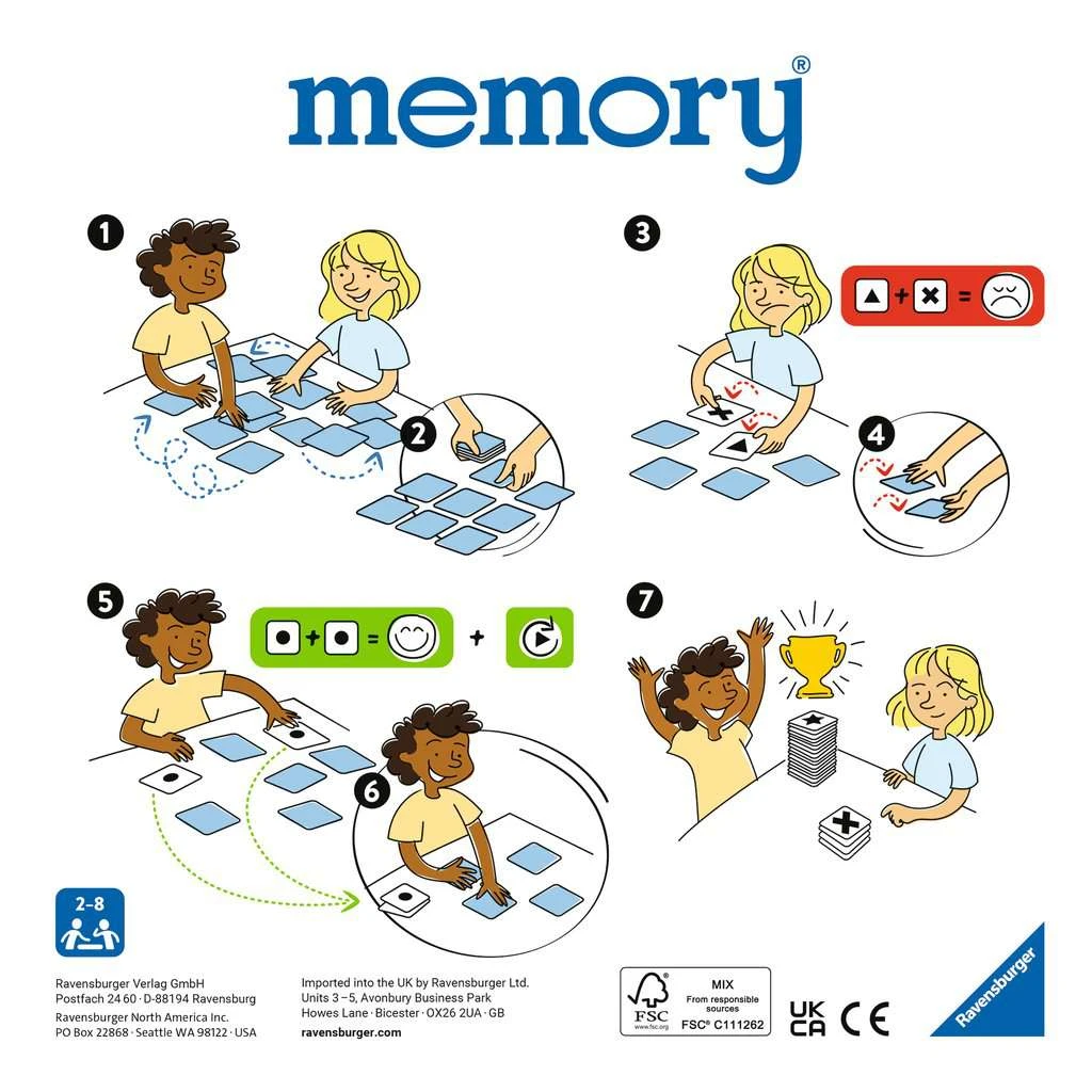 Ravensburger Memory - Animal Babies Large Memory Game Best Selling Children Games 2 Ravensburger Memory - Animal Babies Large Memory Game Best Selling Children Games