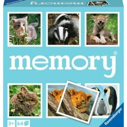 Ravensburger Memory - Animal Babies Large Memory Game (Minor Damage) Best Selling Children Games