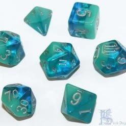 Little Dragon Corp Accessories Birthday Dice - December Turquoise