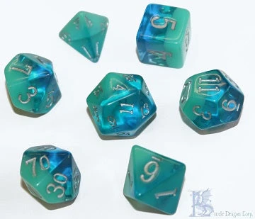 Little Dragon Corp Accessories Birthday Dice - December Turquoise 1 Little Dragon Corp Accessories Birthday Dice - December Turquoise