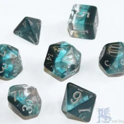 Little Dragon Corp Birthday Dice - December Zircon