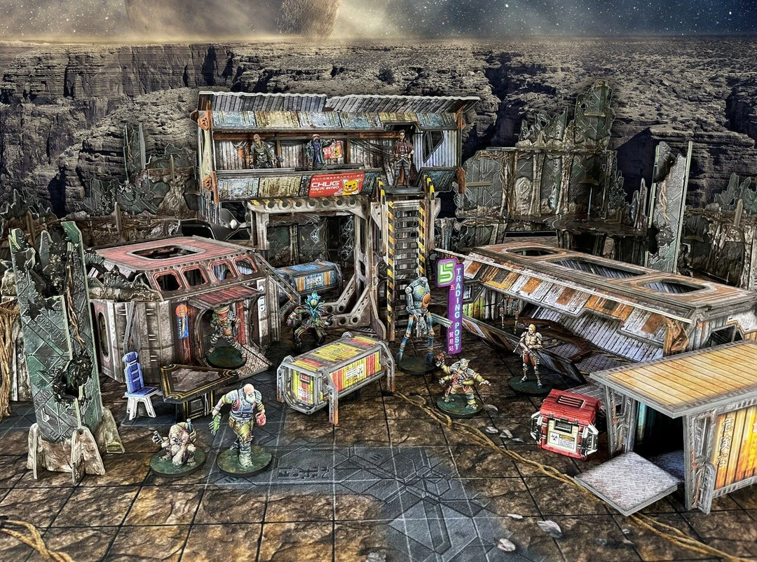 Battle Systems Ltd Battle Systems Scifi Terrain Trader Encampment Core Set (Import) 5 Battle Systems Ltd Battle Systems Scifi Terrain Trader Encampment Core Set (Import)