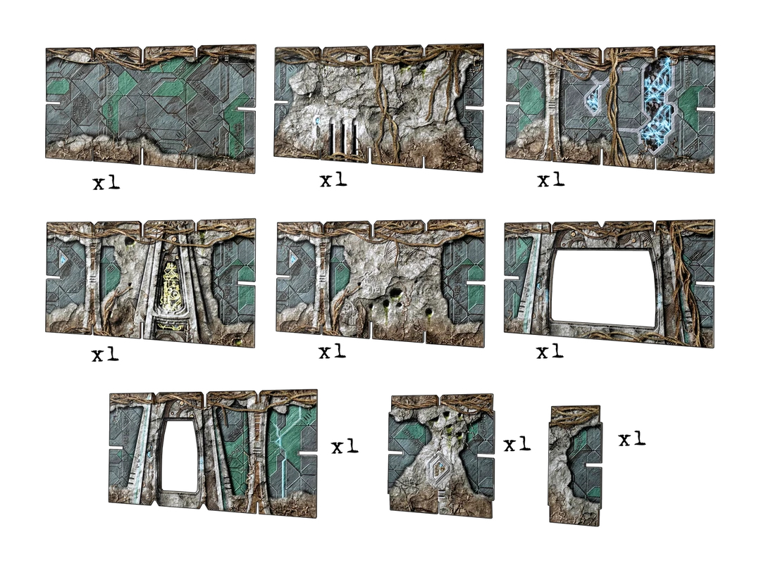 Battle Systems Ltd Battle Systems Scifi Terrain Ruined Catacombs Set (Import) 5 Battle Systems Ltd Battle Systems Scifi Terrain Ruined Catacombs Set (Import)