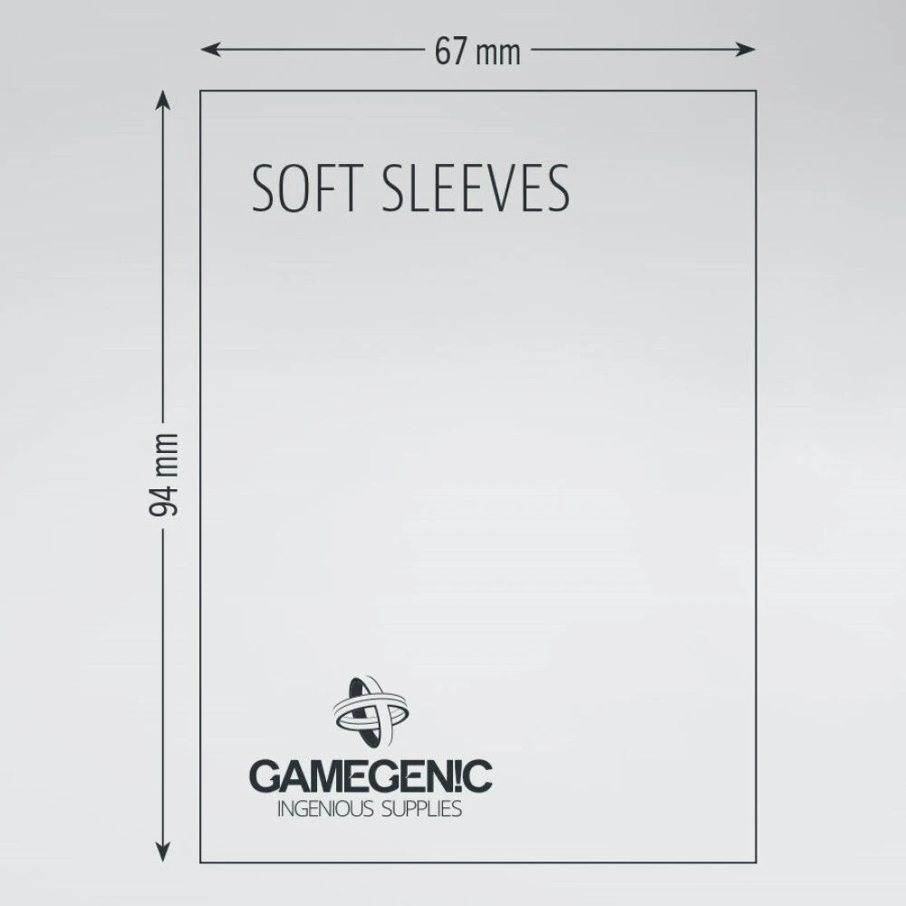 Jun 20-26, 2022 Gamegenic - Soft Sleeves (100ct) 2 Jun 20-26, 2022 Gamegenic - Soft Sleeves (100ct)