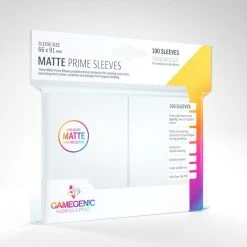 Gamegenic - Matte Prime Sleeves - White (100ct) Jun 13-19, 2022