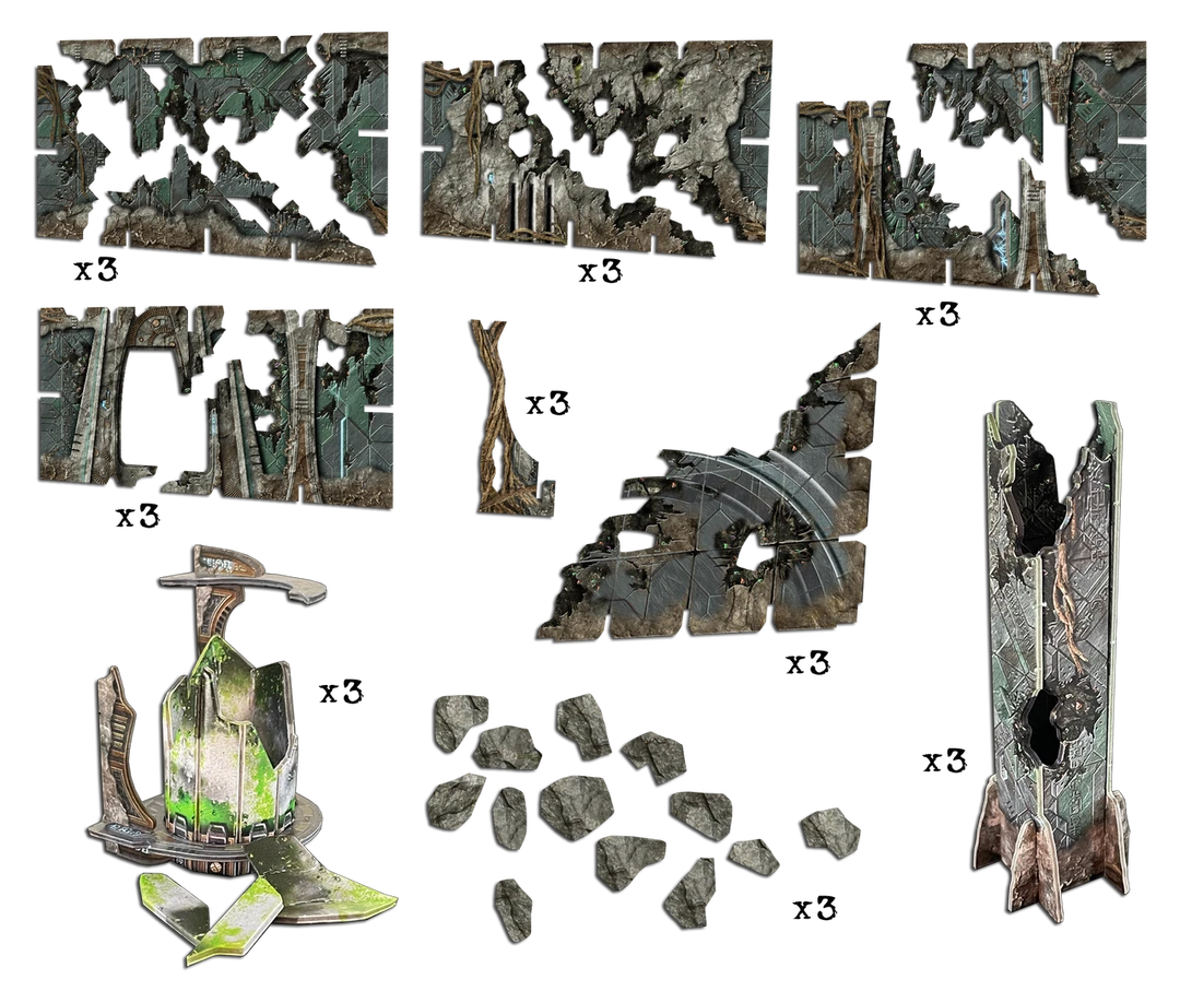 Battle Systems Ltd Battle Systems Scifi Terrain Trader Encampment Core Set (Import) 7 Battle Systems Ltd Battle Systems Scifi Terrain Trader Encampment Core Set (Import)