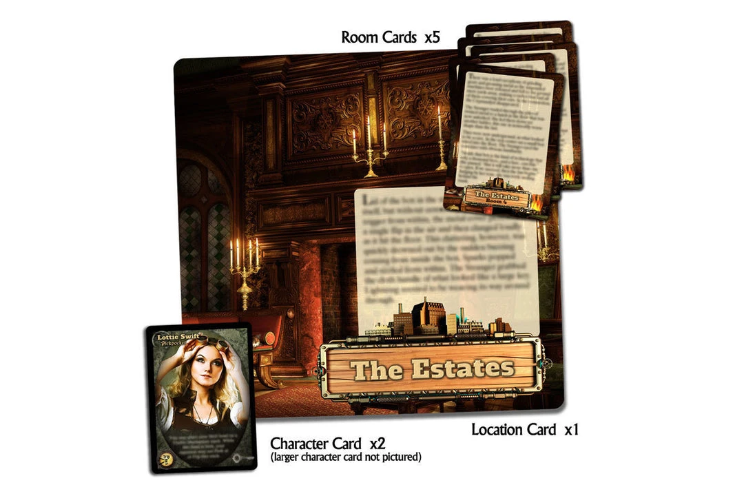 Chip Theory Games Board Games Triplock: The Estates Solo Pack 2 Chip Theory Games Board Games Triplock: The Estates Solo Pack