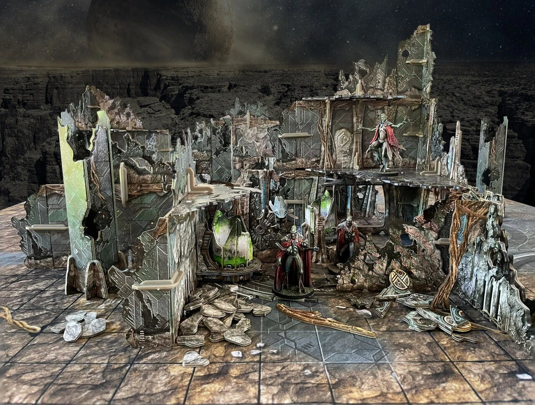 Battle Systems Ltd Battle Systems Scifi Terrain Ruined Catacombs Set (Import) 6 Battle Systems Ltd Battle Systems Scifi Terrain Ruined Catacombs Set (Import)