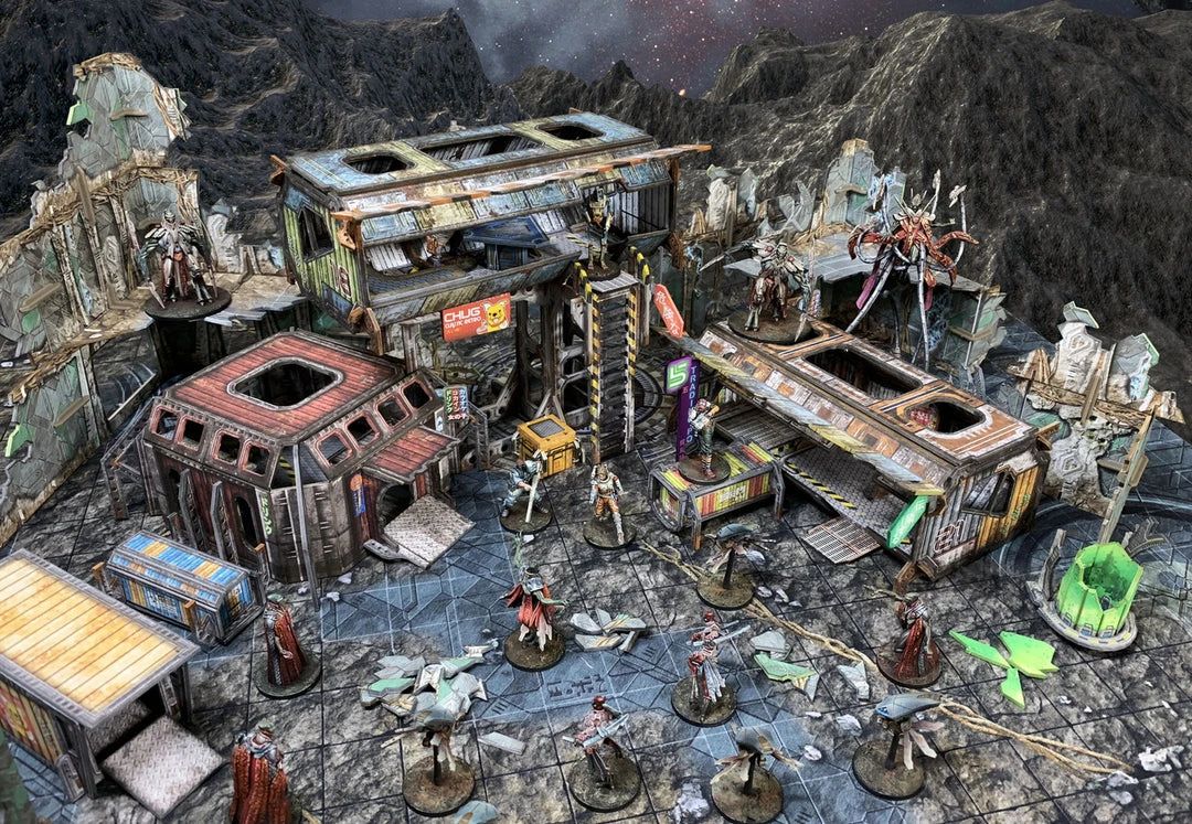 Battle Systems Ltd Battle Systems Scifi Terrain Trader Encampment Core Set (Import) 4 Battle Systems Ltd Battle Systems Scifi Terrain Trader Encampment Core Set (Import)