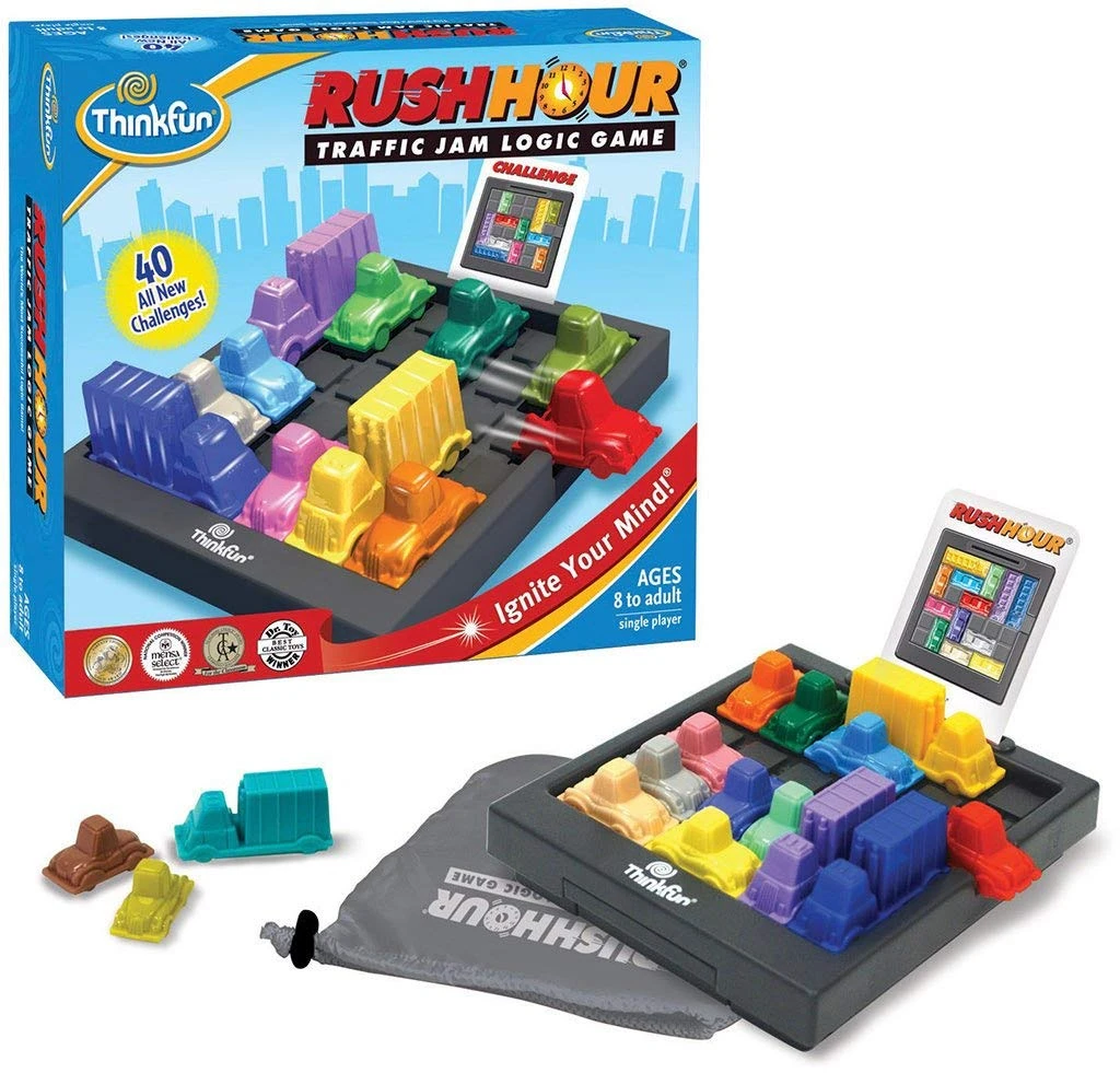 ThinkFun Rush Hour Board Games 1 ThinkFun Rush Hour Board Games