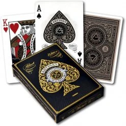 Board Games Bicycle Playing Cards - Theory-11 Artisans (Black)
