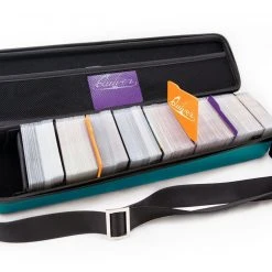 Quiver Time - Portable Game Card Carrying Case (Teal) Board Game Bags 9 Quiver Time - Portable Game Card Carrying Case (Teal) Board Game Bags