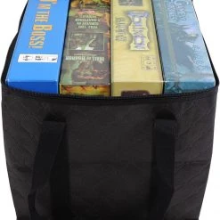 BoardGameTables.com Lightweight Board Game Bag - Black Board Game Bags