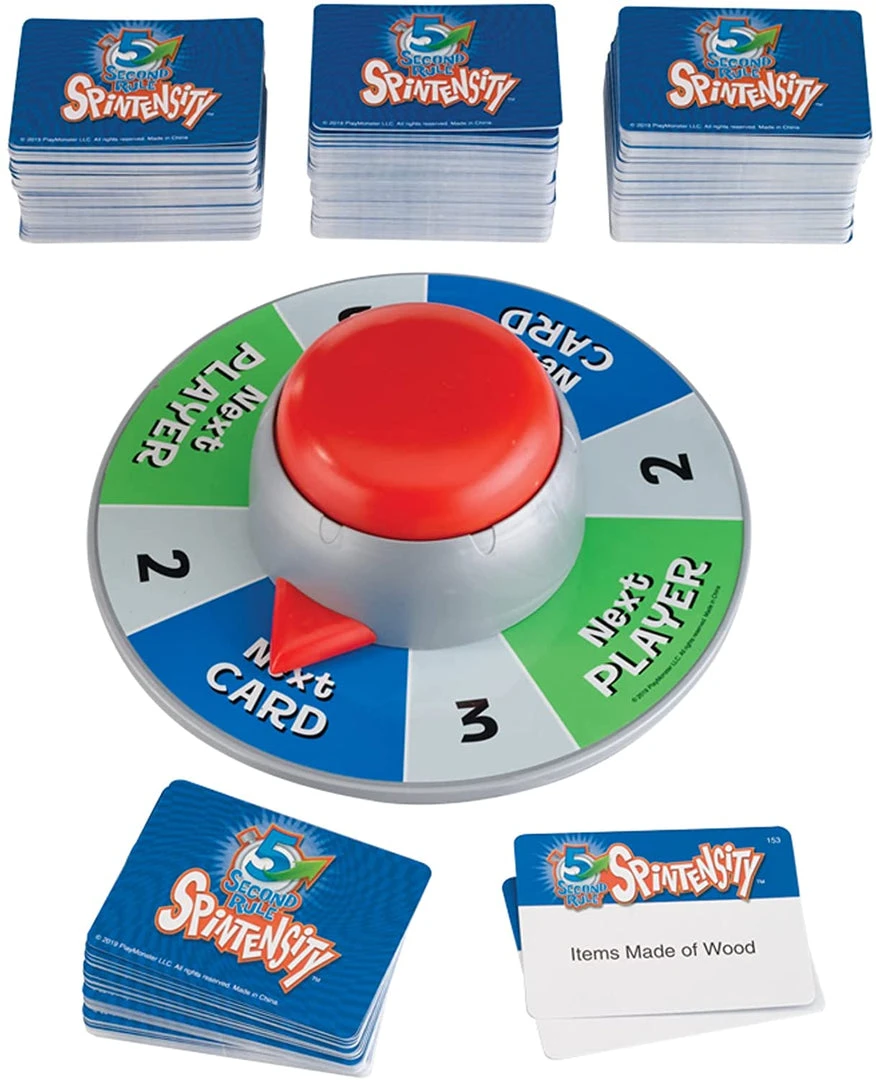 PlayMonster, LLC 5 Second Rule: Spintensity Board Games 2 PlayMonster, LLC 5 Second Rule: Spintensity Board Games