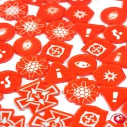 E-Raptor - X-Wing Complete Tokens Set (80pcs) Orange All Sale Items