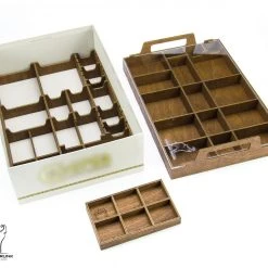 Gaming Trunk - Cave Organizer For Caverna (Walnut) 12 Gaming Trunk - Cave Organizer For Caverna (Walnut)