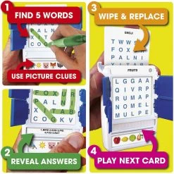 Poptacular 100 PICS - Word Search Board Games