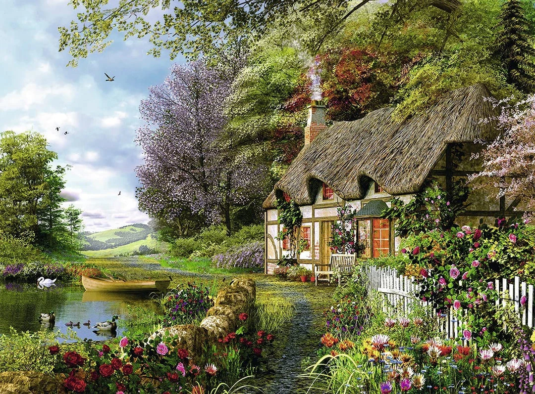 Jun 27-Jul 3, 2022 Puzzle - Ravensburger - Country Cottage (1500 Pieces) 2 Jun 27-Jul 3, 2022 Puzzle - Ravensburger - Country Cottage (1500 Pieces)