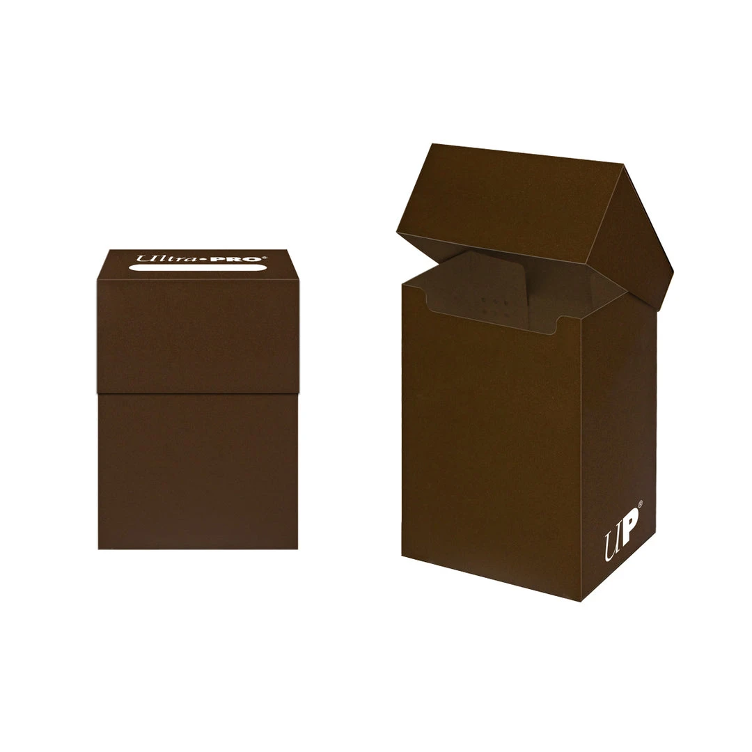 Deck Boxes Ultra Pro - PRO 80+ Deck Box: Brown 1 Deck Boxes Ultra Pro - PRO 80+ Deck Box: Brown