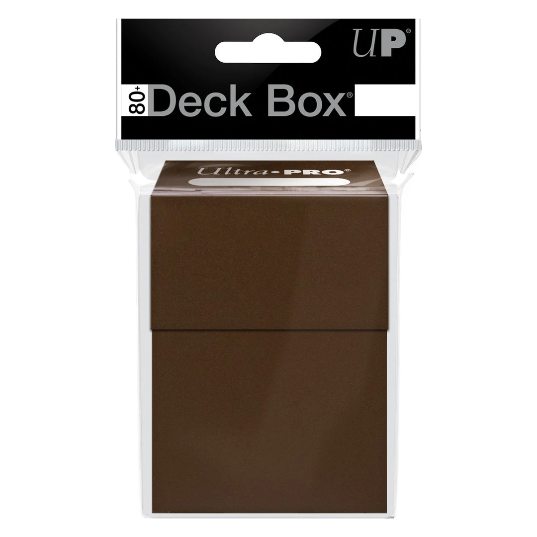 Deck Boxes Ultra Pro - PRO 80+ Deck Box: Brown 2 Deck Boxes Ultra Pro - PRO 80+ Deck Box: Brown