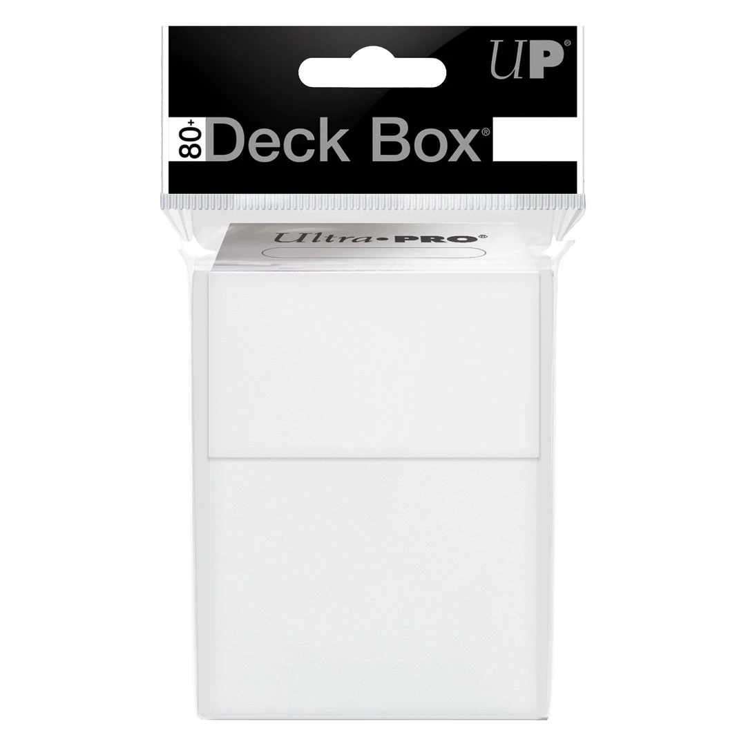 Deck Boxes Ultra Pro - PRO 80+ Deck Box: White 2 Deck Boxes Ultra Pro - PRO 80+ Deck Box: White