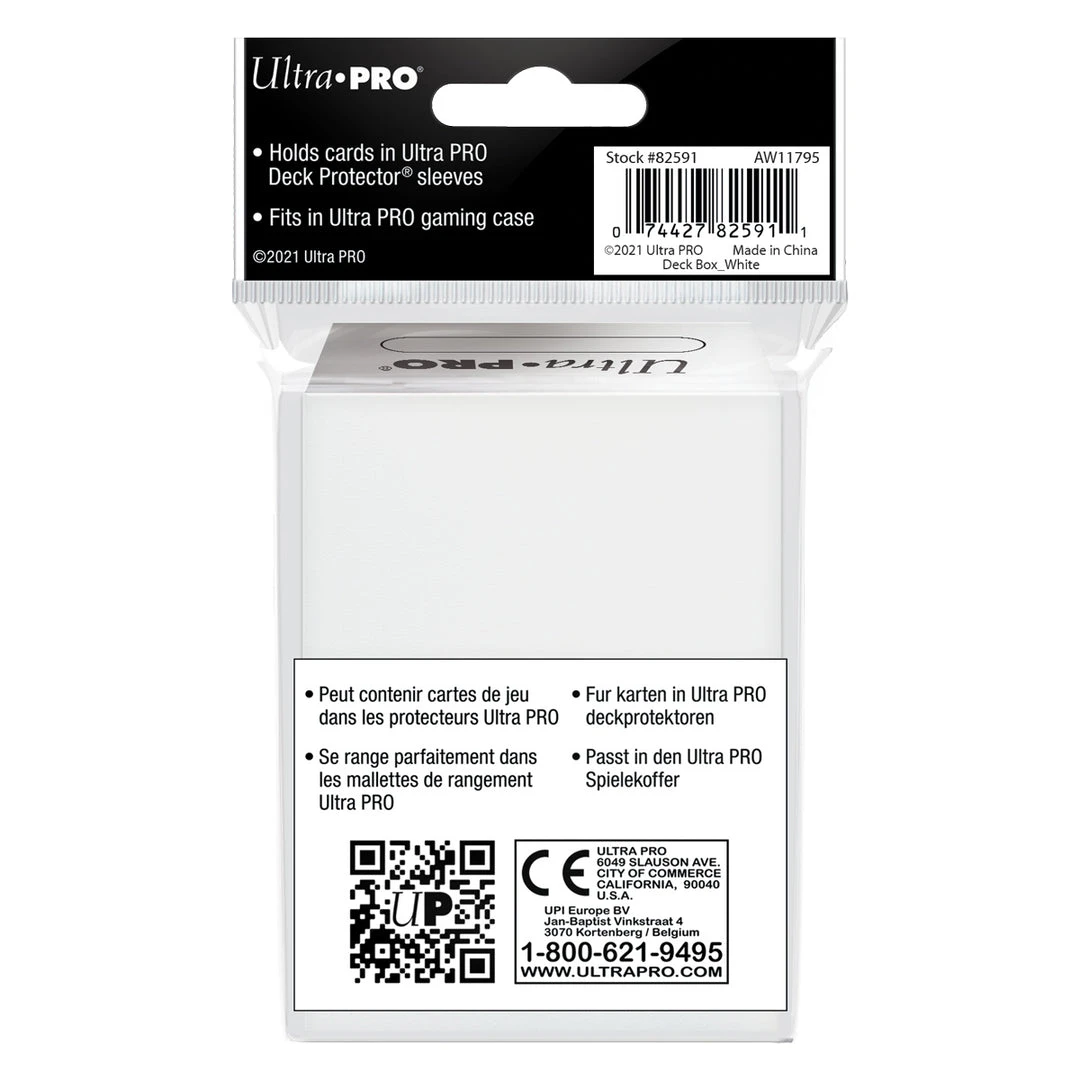Deck Boxes Ultra Pro - PRO 80+ Deck Box: White 3 Deck Boxes Ultra Pro - PRO 80+ Deck Box: White