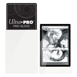 Jun 27-Jul 3, 2022 Ultra Pro - PRO-Gloss 100ct Standard Deck Protector® Sleeves: White