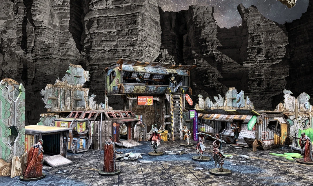 Battle Systems Ltd Battle Systems Scifi Terrain Trader Encampment Core Set (Import) 3 Battle Systems Ltd Battle Systems Scifi Terrain Trader Encampment Core Set (Import)