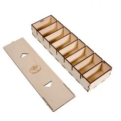 The Broken Token Broken Token - Long Bits Box For Sleeved Card Game Organizer