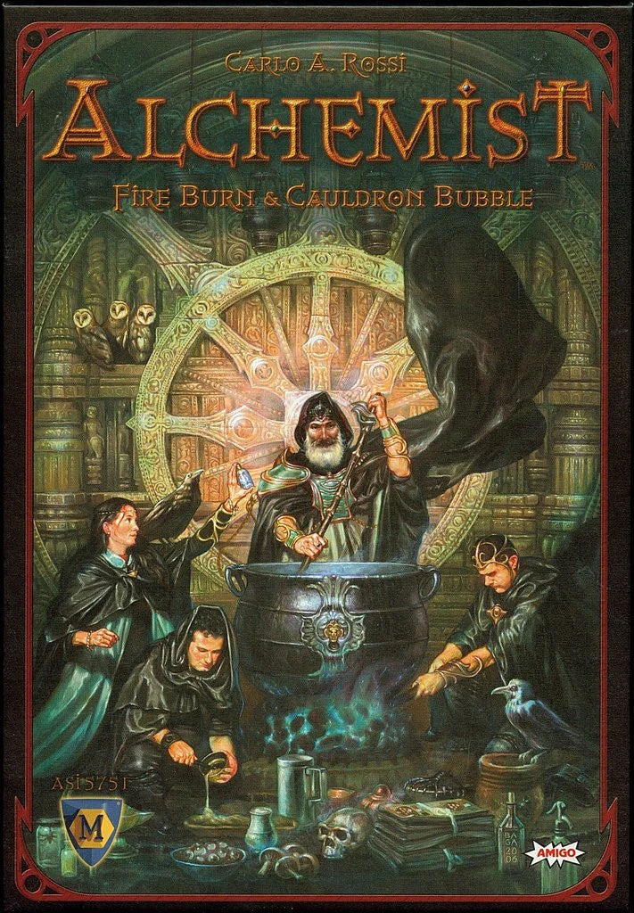 Mayfair Games Alchemist - Fire Burn And Cauldron Bubble Board Games 1 Mayfair Games Alchemist - Fire Burn And Cauldron Bubble Board Games