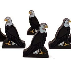 MeepleSource Accessories Bald Eagle Meeples (8-pc Set)