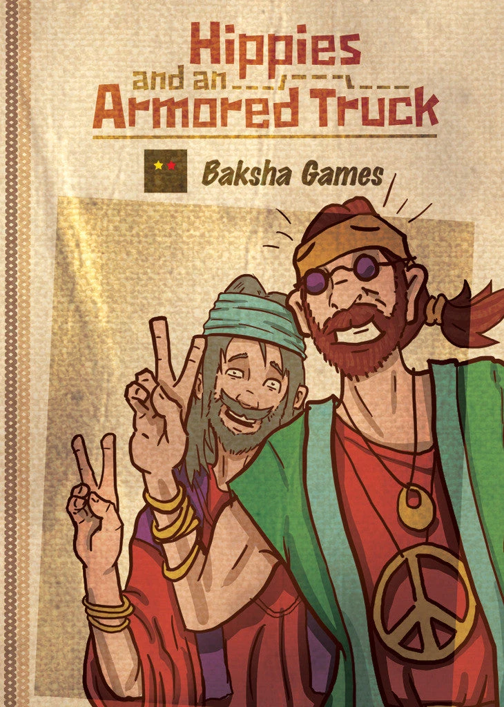 Baksha Games Banditos: Hippies And An Armored Truck Board Games 1 Baksha Games Banditos: Hippies And An Armored Truck Board Games