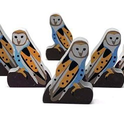 MeepleSource Barn Owl Meeples (8-pc Set) Accessories