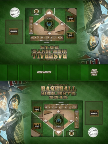Eagle-Gryphon Games Baseball Highlights: 2045 - Double Player Play Mat 1 Eagle-Gryphon Games Baseball Highlights: 2045 - Double Player Play Mat