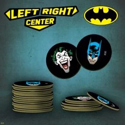 The Op Board Games Left Right Center: Batman Dice Game