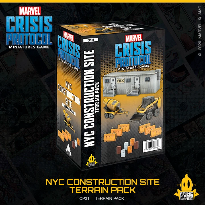 Atomic Mass Games Marvel: Crisis Protocol - NYC Construction Site Terrain Pack Board Games 1 Atomic Mass Games Marvel: Crisis Protocol - NYC Construction Site Terrain Pack Board Games