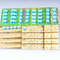 Meeple Realty - Caledonia Settlement (Compatible With Clans Of Caledonia) (Includes Plexiglass Overlay) (For First Edition Of The Game)