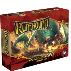 Fantasy Flight Games Runebound (Third Edition) - Caught In A Web (Scenario Pack) Board Games