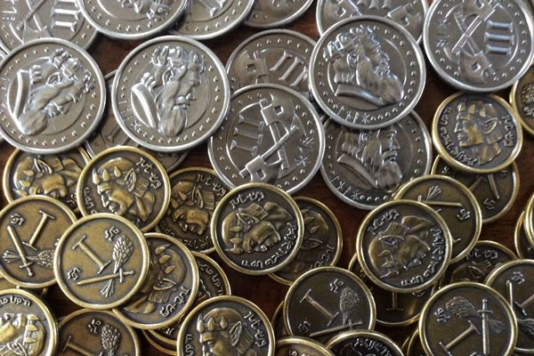 Thunderworks Games Roll Player - Custom Metal Coin Set 1 Thunderworks Games Roll Player - Custom Metal Coin Set