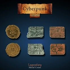 Drawlab Entertainment Legendary Metal Coins: Season 2 - Cyberpunk Coin Set (24 Pcs) Jun 13-19, 2022
