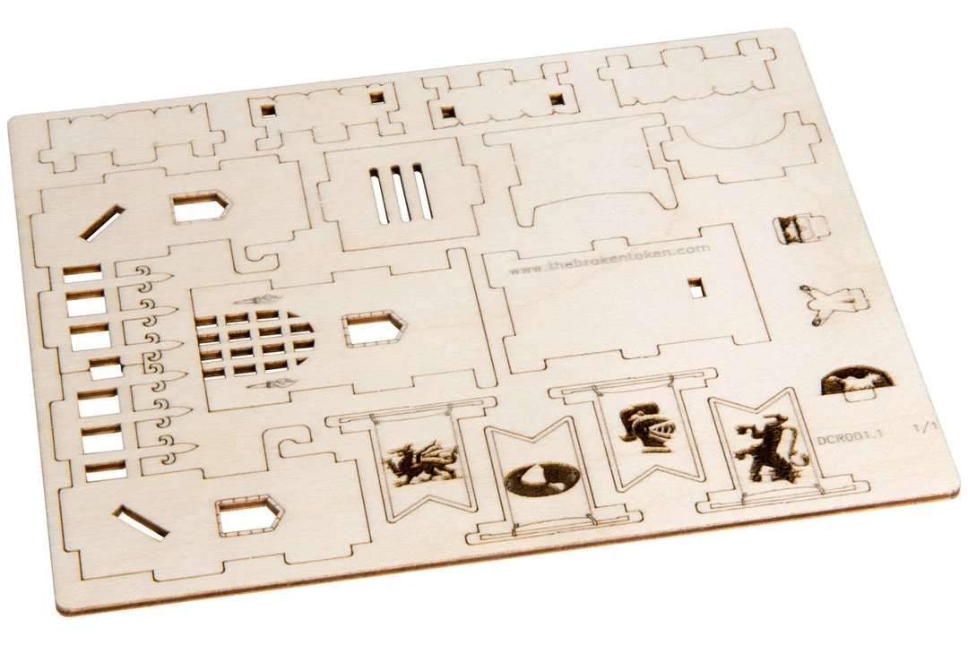 The Broken Token Broken Token - Tiny Dice Tower - The Keep (Tower And Two 10mm D6) 6 The Broken Token Broken Token - Tiny Dice Tower - The Keep (Tower And Two 10mm D6)