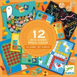 Djeco Classic Board Games (Set Of 12)